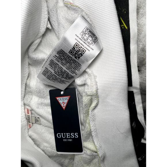 GUESS size 18 boys - drawstring graphic print sweat shorts - Picture 7 of 8